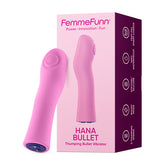 Hana Bullet Thumping Vibrator - Pink
